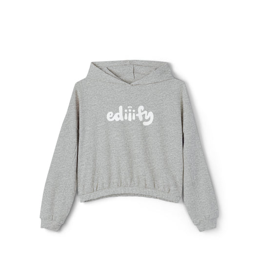 Women's Cinched Bottom Hoodie - ediiify