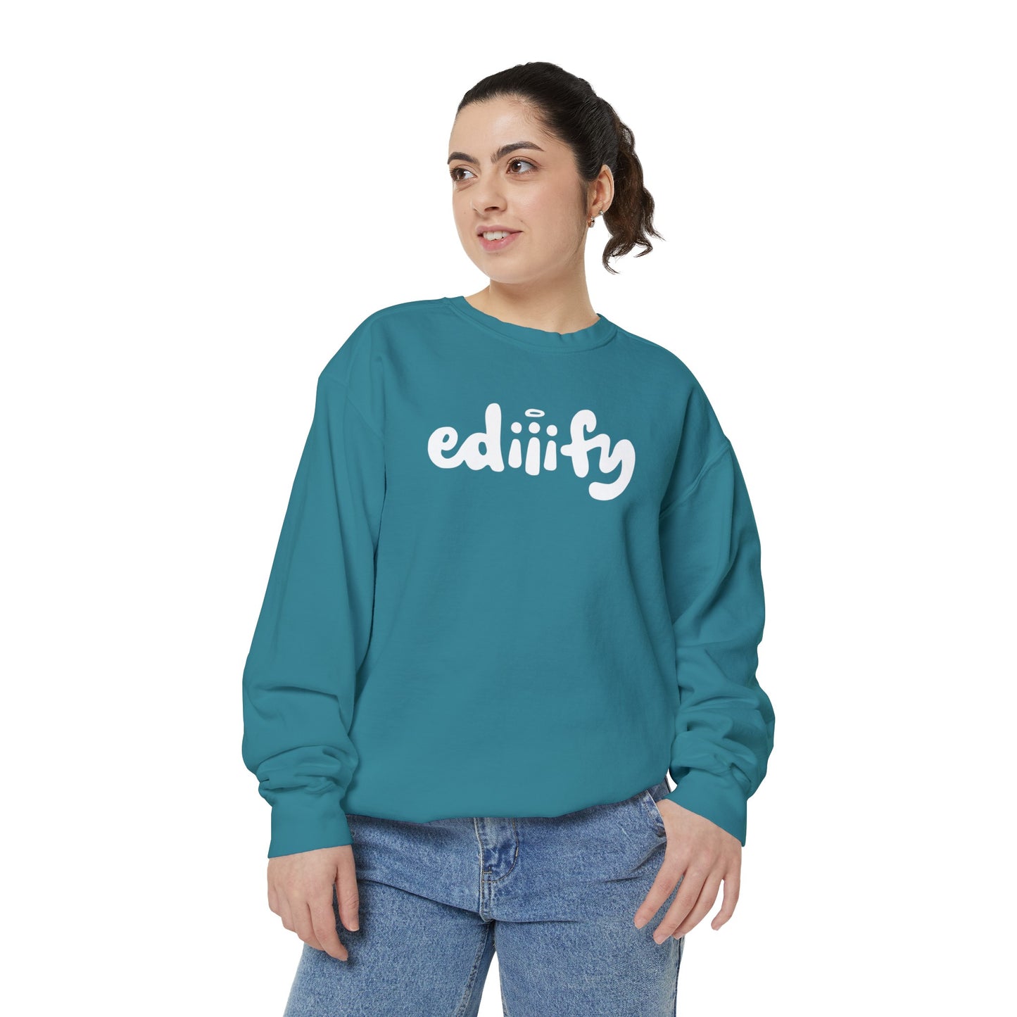 Garment-Dyed Sweatshirt - ediiify