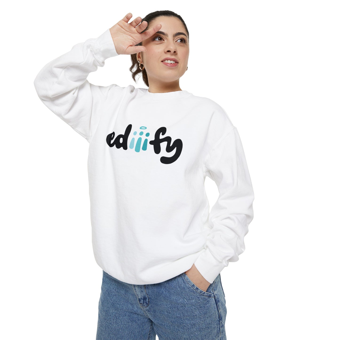 Garment-Dyed Sweatshirt - ediiify