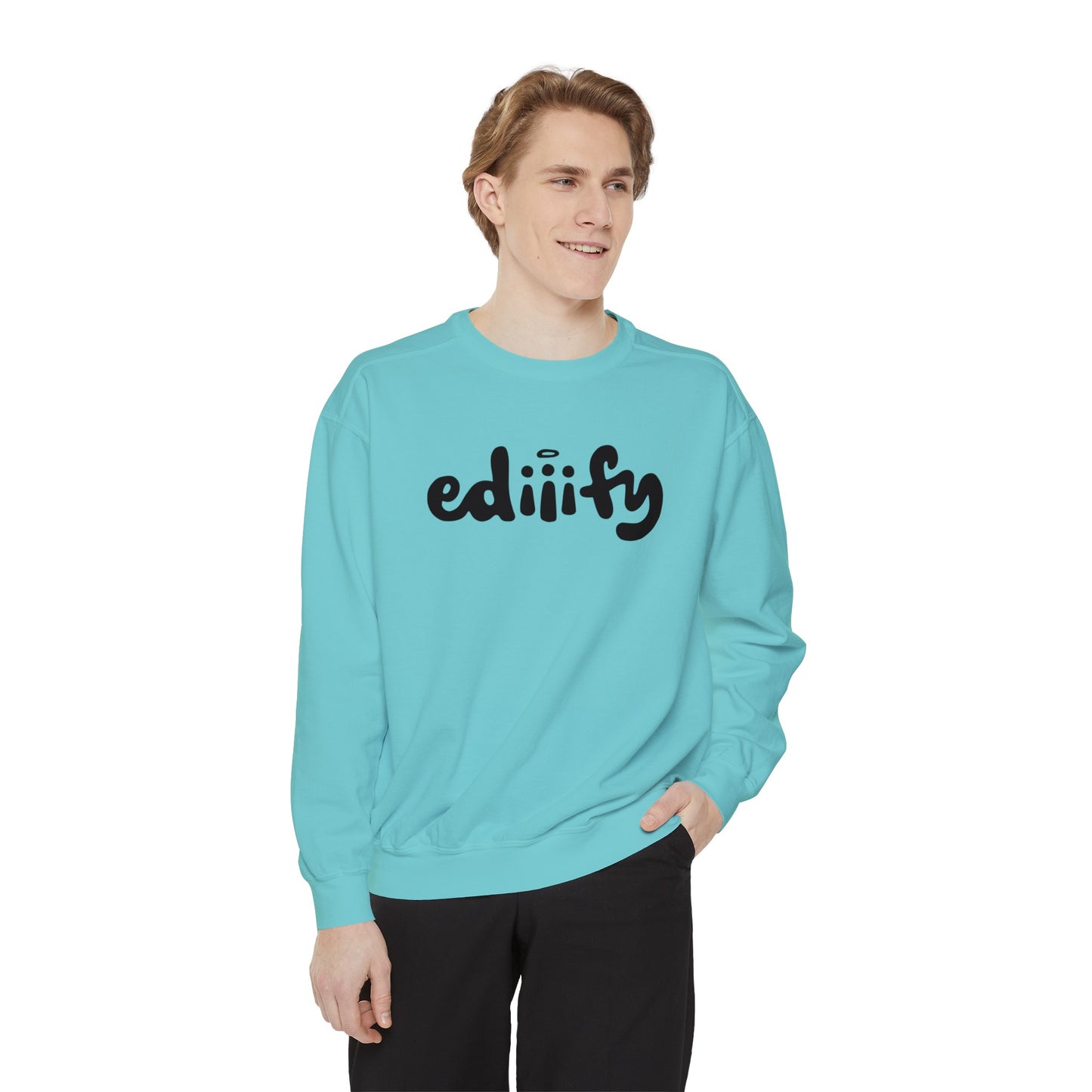 Garment-Dyed Sweatshirt - ediiify