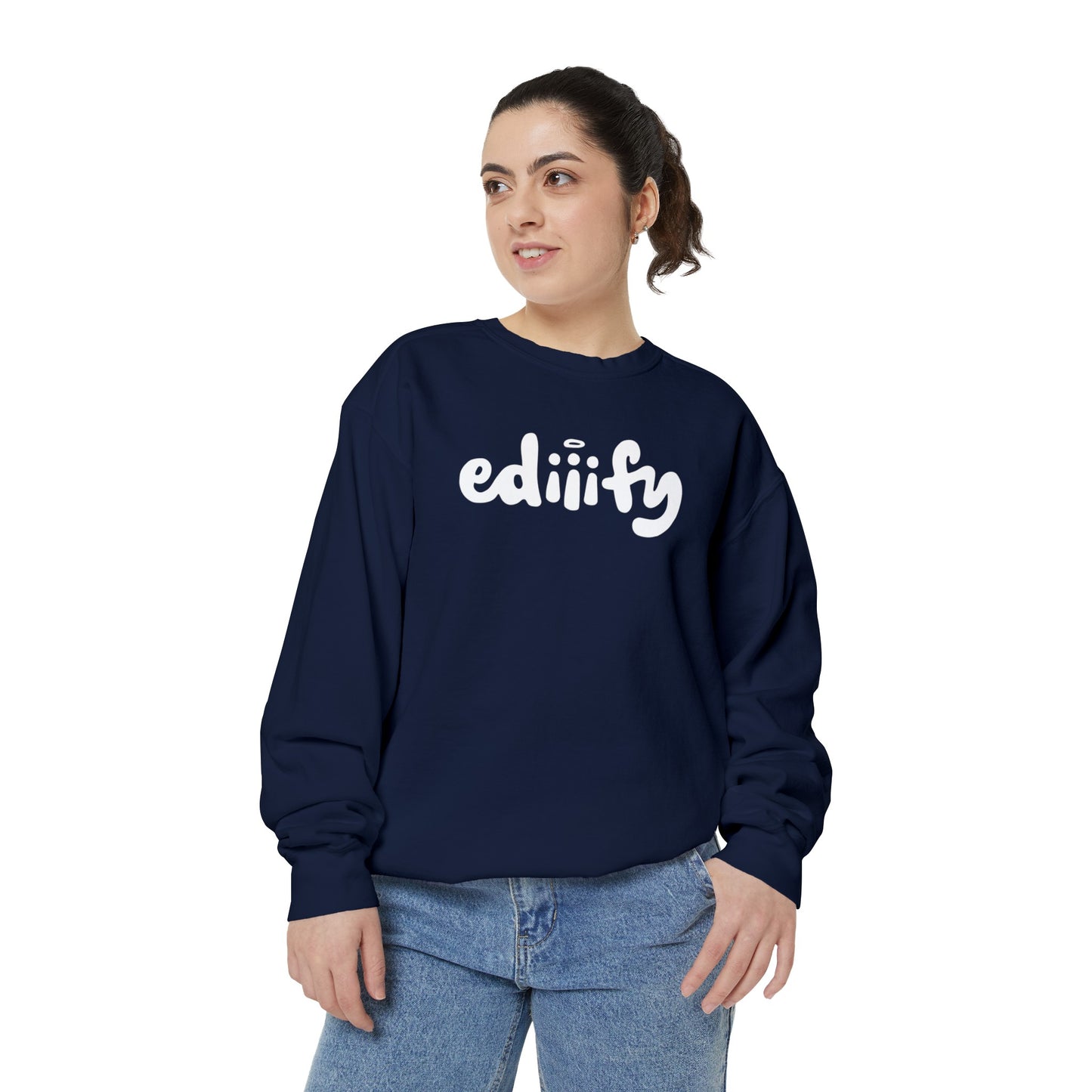 Garment-Dyed Sweatshirt - ediiify